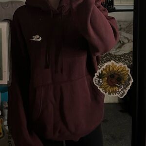 Nike Women's Burgundy Hoodie